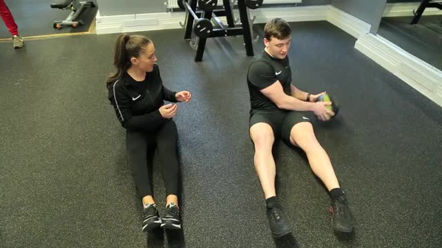 Standing Backward Medicine Ball Throw