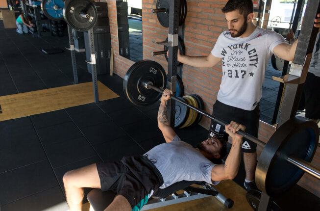 thumbnail image 2 of Simgoing Weight Lifting Pad Bench Chest Press Back Pad For 2 of 11